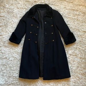 Vintage Rothschild Wool Coat - Girls